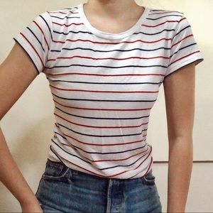 brandy melville striped tee